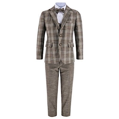 Samli Lucas Beige Plaid 5PC