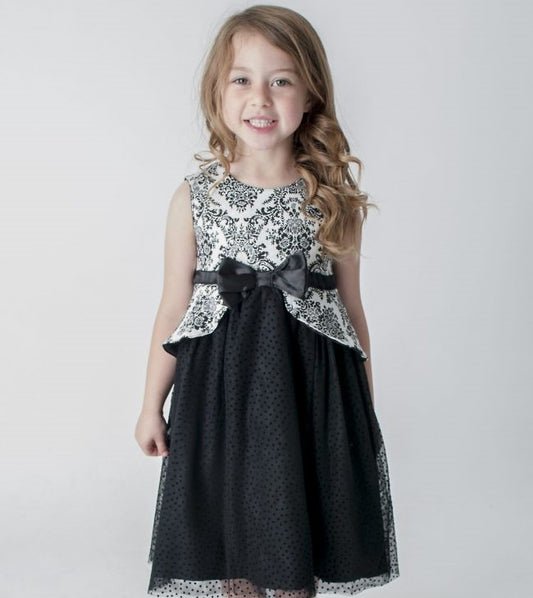 Visara Black Dress