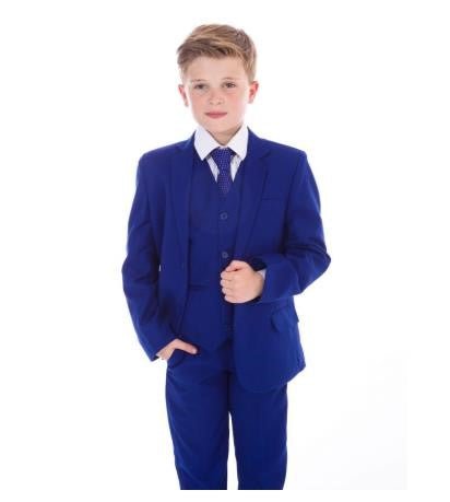 5 Pc Vivaki Electric Blue Suit